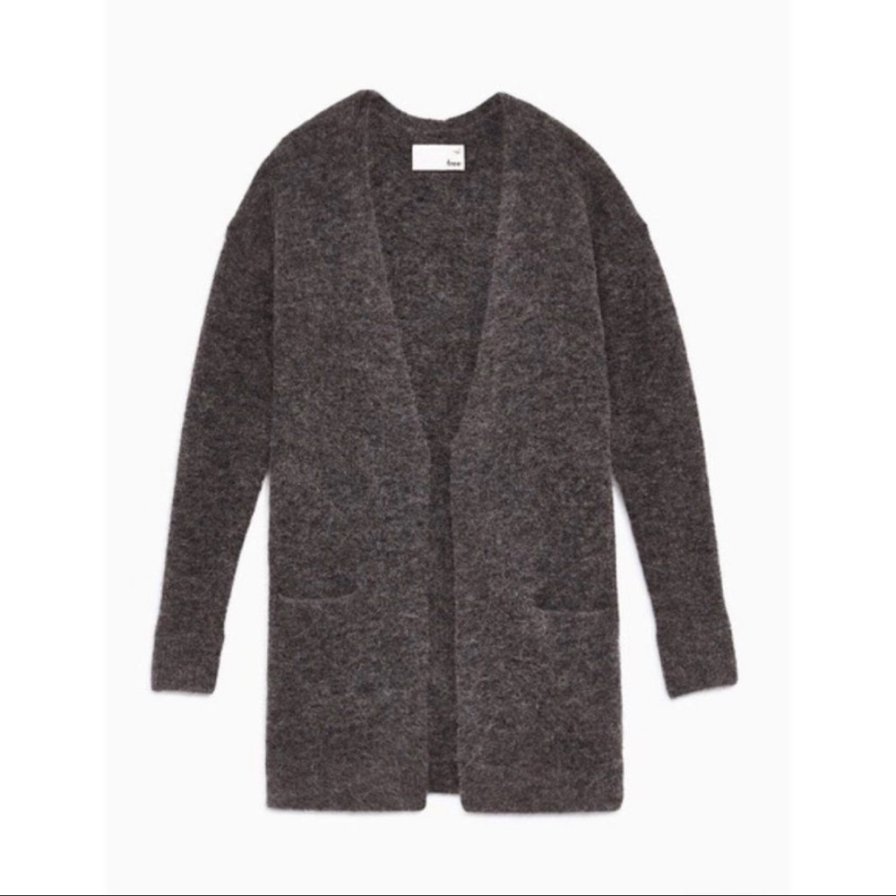 Aritzia Wilfred Free Heather Grey Aronson Sweater